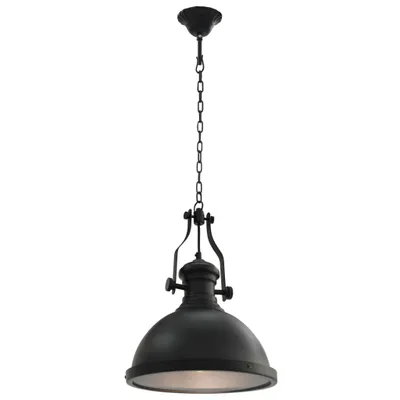 Immagine prodotto di Lampada da Soffitto Nera Rotonda E27