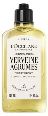Imagen del producto de L'Occitane Verveine Agrumes, Gel de ducha, 250 ml, Para adultos, Para mujeres, Para el cuerpo, Apto para todo tipo de piel
