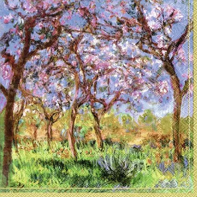 Immagine prodotto di Tovaglioli 33x33 cm - MONET : PRINTEMPS A GIVERNY
