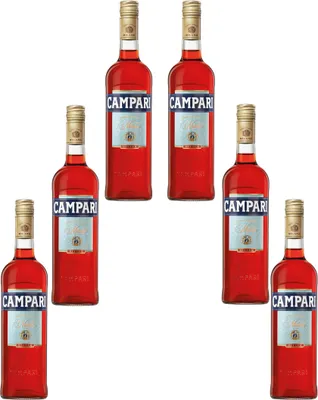 Produktbild von Campari Bitter italienischer aromatischer Kräuterlikör 700ml 6er Pack
