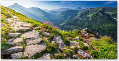 Produktbild von Tulup® Leinwandbild - 140x70 cm - Wandkunst - Drucke auf Leinwand - Leinwanddruck  - Landschaften - Grün - Tatra-Gebirge