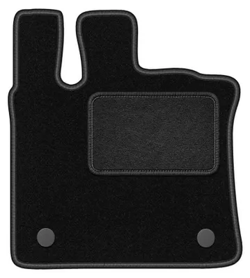 Immagine prodotto di Tappetino guidatore in moquette per Renault Captur II 2020- (crossover) – 1 pezzo, nero, su misura – Wielganizator LUX