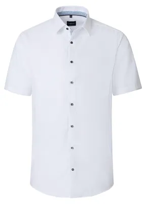 Produktbild von VENTI Herren Businesshemd Kurzarm Kent Modern-Fit Weiß 40
