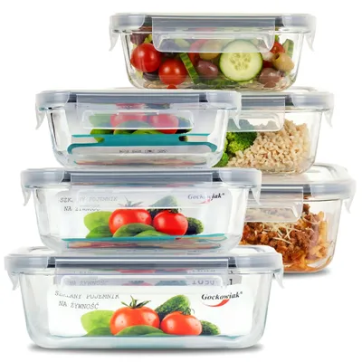 Productafbeelding van Set van 6 AMALFI glazen opbergpotten