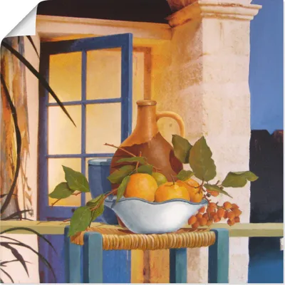 Produktbild von ARTland Poster Stillleben mit Orangen Größe: 40x40 cm