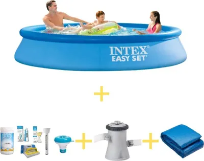 Obrázek produktu pro Bazén Intex Easy Set - 305 x 61 cm - včetně servisního balíčku WAYS, filtračního čerpadla a podkladové fólie