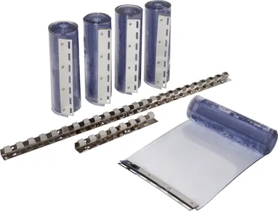 Immagine prodotto di KERBL Streifenvorhang-Set 2x PVC Streifen Maße 30x225 cm, Sträke 3 mm