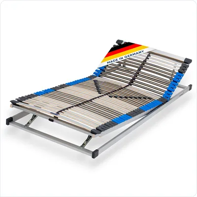 Produktbild von CUBEsleep 7-Zonen Pure KF Lattenrost 100 x 200 cm Kopf- und Fußteil verstellbar 44 Leisten
