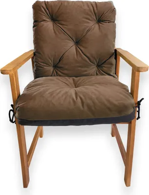 Obrázek produktu pro 4L Textil Polstr na polohovací køeslo - sedák s opìrkou (50x70x50 cm, hnìdý)