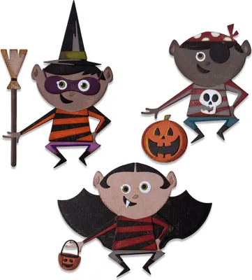 Produktbild von Sizzix Thinlits Stanzschablone "Trick or Treater by Tim Holtz"