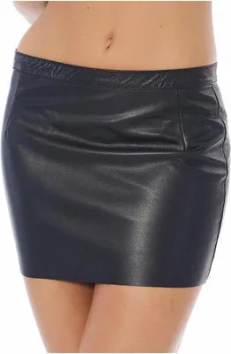 Obrázek produktu pro Mini kožená sukně na zip