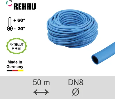 Produktbild von REHAU Industrieschlauch Raufilam slidetec soft 8,0/2,5 - 50m