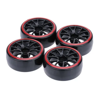 Produktbild von 4pcs Satz 1 10 Drift Car Tires Harte Reifen fuer Traxxas Tamiya HSP HPI Kyosho auf der Strasse Treiben Auto