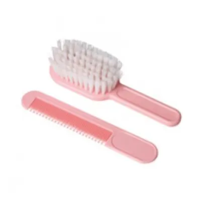 Produktbild von Eurostil Bebe Soft Brush Pink 1U +  Kamm 1U.