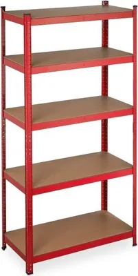 Image de Étagère de rangement rouge