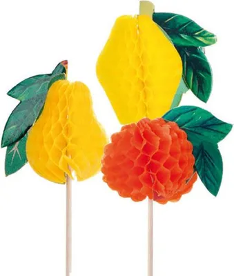 Immagine prodotto di Bastoncini per ghiaccioli "Frutta" 10 cm 100 pezzi.