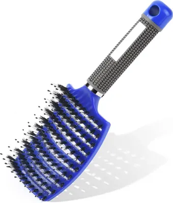 Produktbild von Entwirrungsbürste mit Griff für lockige Haare - Haarbürste ohne Ziepen