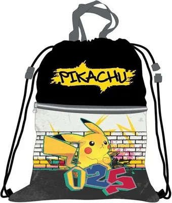 Zdjęcie produktu dla Torba gimnastyczna Pokémon do tornistra sportowego i szkolnego