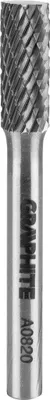 Obrázek produktu pro GRAPHITE HM frézy na kov, válcové, typ A, stopka 6 x 45 mm, pro brusky, na hliník, plasty