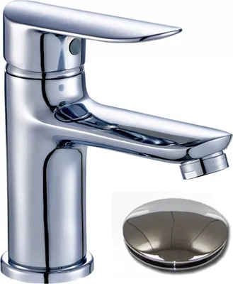 Zdjęcie produktu dla Bateria umywalkowa APPIA BLP 022D, stojąca, mosiądz, głowica ceramiczna 35 mm, chrom, 8 lat gwarancji, Klik-Klak w komplecie