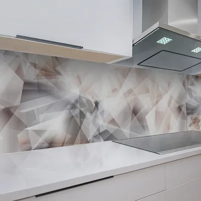 Produktbild von Küchenrückwand Bergkristalle 60 x 400 cm, robuste ABS-Kunststoff Platte Monolith mit Direktdruck