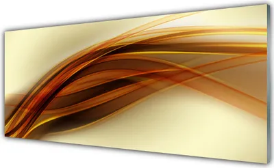 Imagen del producto de Panel protector de vidrio para cocina, 125x50 cm, con diseño abstracto