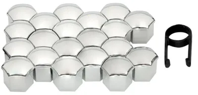 Immagine prodotto di Tappi a vite 21 mm, cromo, 20 pz.
