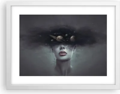 Produktbild von Gerahmtes Poster - Weißer Rahmen - Quinoa Frau Gesicht - 40x30 cm - Wand Bild - Wanddeko - Wandbilder - Kunstposter - Wandposter - Bilderrahmen - Bilder - Kunstdruck - Wanddekoration - P2WAA40x30-4796