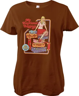 Produktbild von My Emotional Baggage Girly Tee - Large - Brown