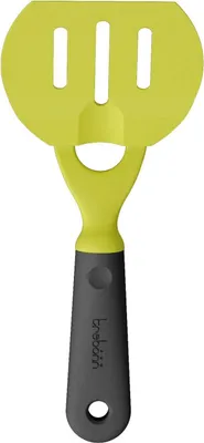 Immagine prodotto di Trebonn Burger Spatula Pfannenwender gelocht anthrazit/grün 27 x 11,5 x 5 cm