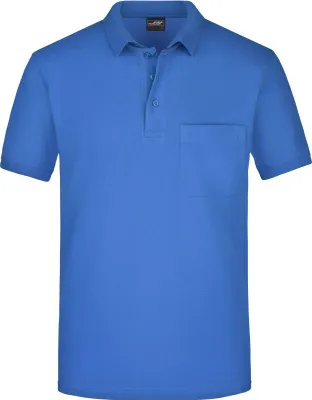 Produktbild von Klassisches Poloshirt mit Brusttasche royal, Gr. M
