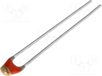 Productafbeelding van 2x NTC-thermistor, 33kΩ, 4090K, doorgaande montage, -40 tot 125°C, 500mW, NTCLE100E3333JB0, NTC-meetwaarde