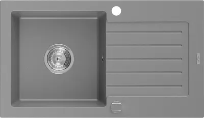 Produktbild von Mexen Pablo Granitspüle mit einem Becken und einer Abtropffläche 752 x 436 mm, Grau - 6510751010-71
