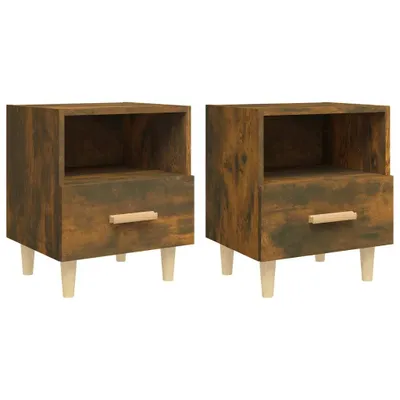 Obrázok produktu pre Nočné stolíky 2 ks dymový dub 40x35x47 cm