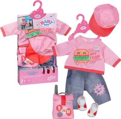 Produktbild von BABY born Snack Shop Outfit 43cm, Puppen-Kleiderset, 3 Jahr(e)