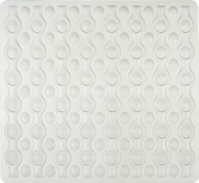 Produktbild von WENKO Dusch Einlage Rocha Weiß 54x52 cm Badewannen Matte Dusche Bad