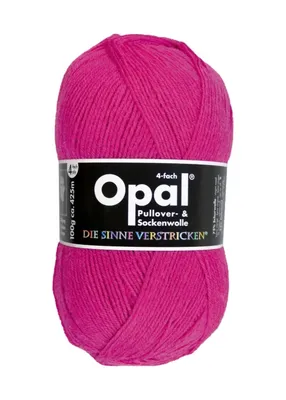 Produktbild von Opal Sockengarn - Uni 4fach Farbe: 5194 pink