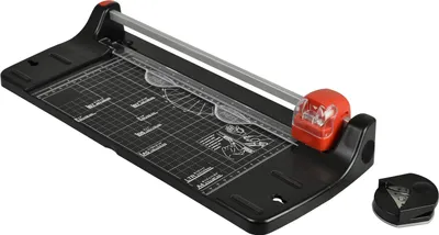Produktbild von Monolith OC250 Rollenschneider DIN A4 - 9-Klingen Rotationsschneider - Schwarz/Blau