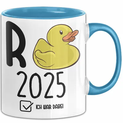 Produktbild von Trendation - Rente Tasse 2022 Spruch R Ente Ruhestand Rentner Geschenk Rentnerin Kaffeetasse Renteneintritt (Blau)