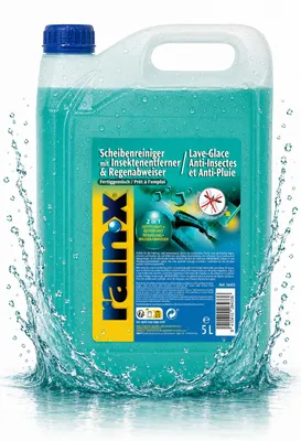 Immagine prodotto di Detergente per vetri Rain-X con rimuovi insetti e trattamento antipioggia - 5L