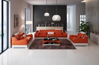 Produktbild von Sofa Klassische 3+2 Sitzer Couch Leder