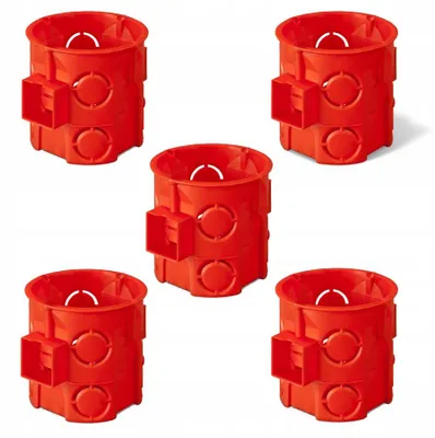 Immagine prodotto di Scatola da parete per cavità Scatola di giunzione Scatola per cavità Scatola per interruttori Ø 60 x 61 mm