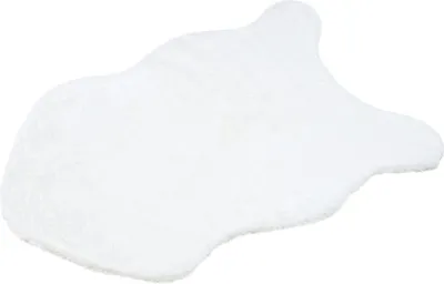 Produktbild von Großes kurzflor Deko-Fell als Fell-Imitat in 90 x 60 cm weiß