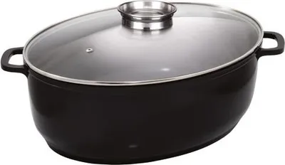 Image de Cocotte mijoteuse ovale 43cm/11l noir - Baumalu - 384931 -