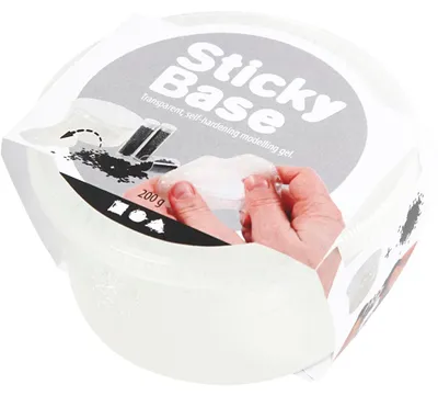 Produktbild von Creativ Company Modelliergel Sticky Base transparent 200g Bastelknete