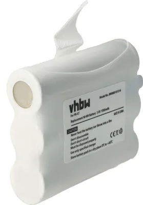 Produktbild von vhbw Akku Ersatz für Midland PB-X7 für Funkgerät, Walkie Talkie (1000 mAh, 3,6 V, NiMH)