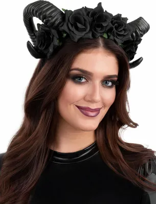 Zdjęcie produktu dla Czarny diadem z rogami