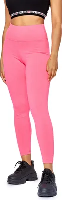 Image de Leggings Bellivalini pour femme, taille haute, couleur fluo, style années 80, BLV50-295 (rose, XL)
