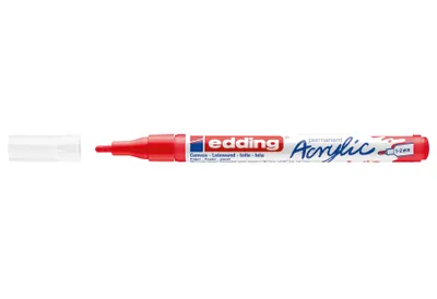 Produktbild von Edding 5300 Acrylmarker Fein, Silber, Silber, Fein, 1 mm, 2 mm, Tinte auf Wasserbasis
