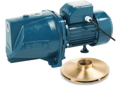 Produktbild von Wasserpumpe 1800 W 230V 6000 L/Std Jetpumpe Gartenpumpe Messing